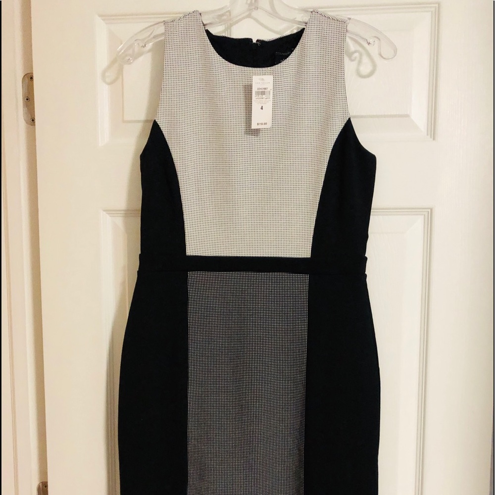 Mix media sheath dress NWT